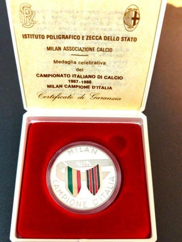 AC Milan - Italiaanse voetbal competitie - 1988 - Medaille