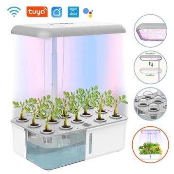 WiFi Hydrocultuur Kweeksysteem met LED – Indoor Kruidentuin, Verzenden, Nieuw