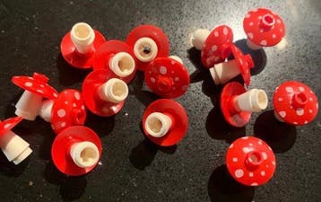 Lego Stenen - Lego uniek paddenstoelen 50 stuks, Nieuw