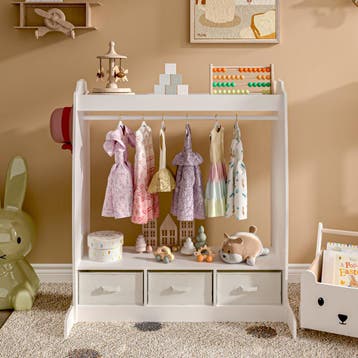 Kledingkast Moskenes open kast voor kinderen 106,5x95x61 cm, Kinderen en Baby's, Verzenden, Nieuw