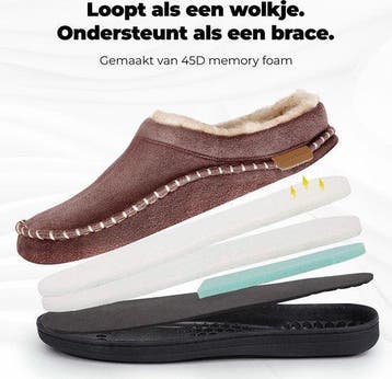 2dekans | Pantoffels Heren - Sloffen - Mocassins - - 44/45, Kleding | Heren, Schoenen, Ophalen of Verzenden, Zo goed als nieuw