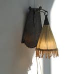 Wandlamp - Metaal, Zijde - Amsterdamse School