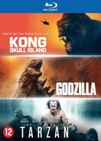 Godzilla + Kong: Skull Island + Tarzan - Blu-ray, Verzenden, Nieuw in verpakking