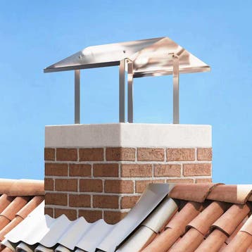 vidaXL Rookkap Zilver 50 x 50 x 37 cm Roestvrij staal, Huis en Inrichting, Verzenden, Nieuw