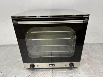 HCB RVS Convectieoven Oven Heteluchtoven 4 x 43/32 cm 230V, Ophalen of Verzenden, Nieuw in verpakking