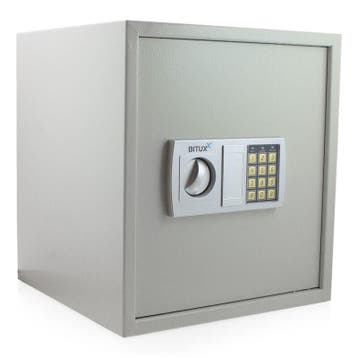 Elektronische Wandkluis - Lichtgrijs - 36x40x36 cm, Huis en Inrichting, Kasten | Lockerkasten, Verzenden, Nieuw