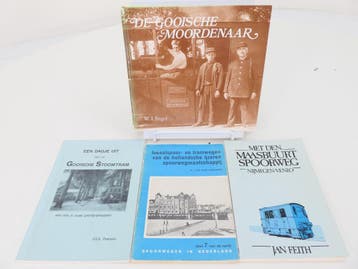 Boekeset 4-delig, de Gooise moordenaar en buurtspoorwegen..., Ophalen of Verzenden, Nieuw