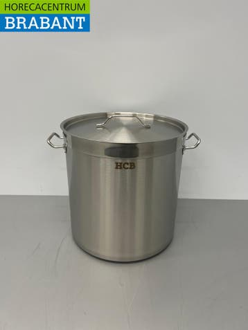 RVS HCB Soeppan Kookpan Pan Inductie 36,5 x 37 cm 33 liter, Ophalen of Verzenden, Nieuw in verpakking