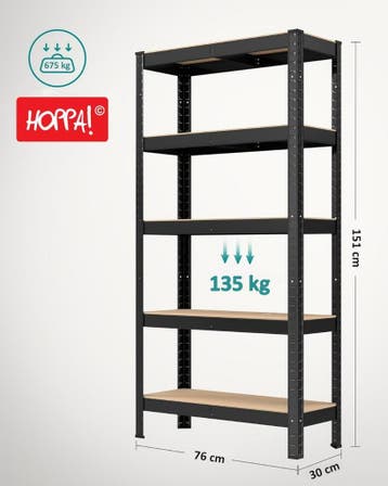 Hoppa! GLR75x150 magazijnstelling van €69 voor €29, Ophalen of Verzenden, Nieuw