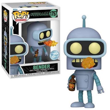 Funko POP! - Animation - Futurama - Bender #1757 (Special, Verzenden, Nieuw