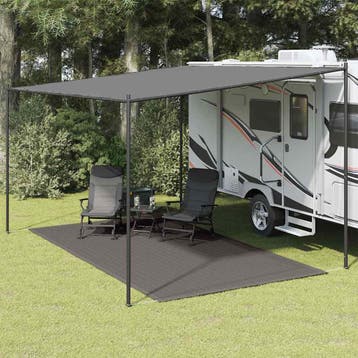 vidaXL Tenttapijt 250x450 cm antraciet, Verzenden, Nieuw