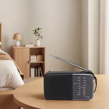 AM/FM Radio Draagbaar met Speaker Compact Batterij Radio, Verzenden, Nieuw