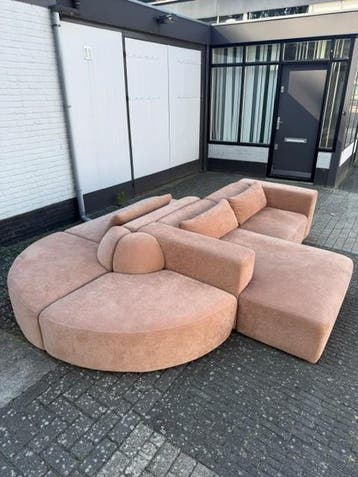 4x6 sofa X6 Modulaire Designbank Nude Terra - Modulaire bank, 300 cm of meer, Ophalen of Verzenden, Zo goed als nieuw, Rechte bank