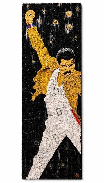 Sonia Dudnicova (XX) - Escultura Freddie Mercury (made with