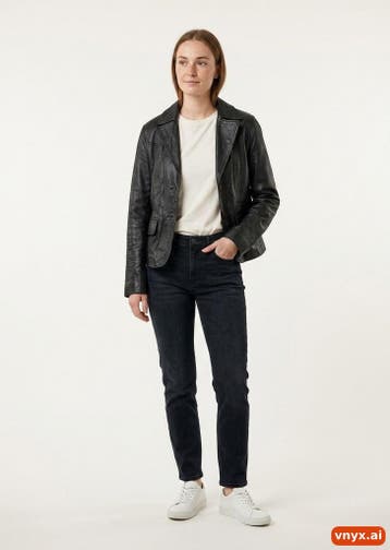 Laura di Sarpi Leren jassen Dames maat S Zwart Vintage, Kleding | Dames, Ophalen of Verzenden, Nieuw