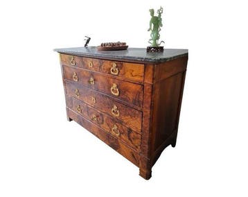 Commode - Walnoot, Antiek en Kunst