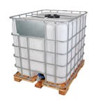 IBC container 1000 liter - houten pallet - Gebruikt A-keus, Ophalen of Verzenden