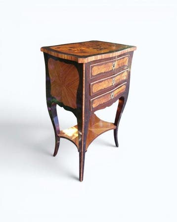 Table ambulante - Hout, Tulpenboomhout, Amaranth, Antiek en Kunst, Antiek | Meubels | Stoelen en Banken