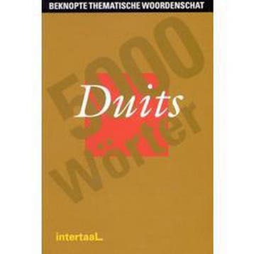 Beknopte thematische woordenschat Duits - G. Forst, Verzenden, Zo goed als nieuw, G. Forst
