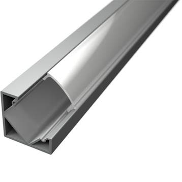 LED Strip Profiel - Velvalux Profi - Zilver Aluminium - 1, Ophalen of Verzenden, Nieuw, Overige fittingen