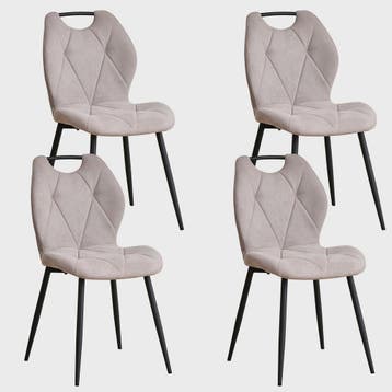 Set Eetkamerstoelen Nordic Stijl - Comfortabel Velvet met Me, Verzenden, Nieuw