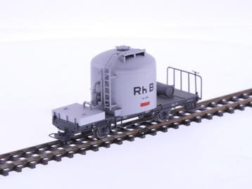 Schaal H0m Bemo 2259-108 silowagon Uce 8028 van de RhB #P235, Gebruikt, Gelijkstroom, Wagon, Ophalen of Verzenden