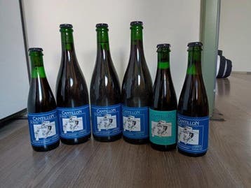 Cantillon - bosbes - 3x 37,5 cl en 3x 75 cl - 6 flessen, Verzamelen, Nieuw