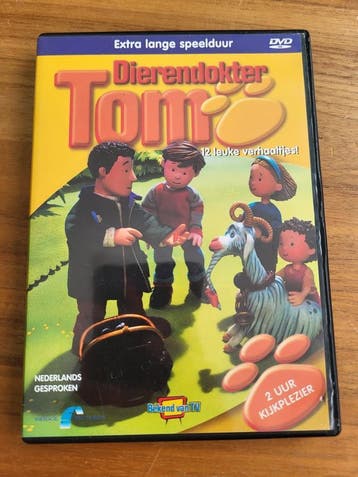 DVD - Dierendokter Tom - 12 Leuke Verhaaltjes, Cd's en Dvd's, Gebruikt, Verzenden, Alle leeftijden, Dieren