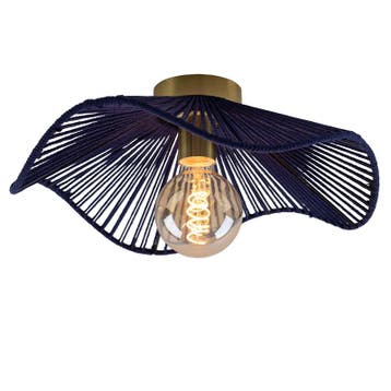 Japandi plafondlamp messing, Annelot, Ophalen of Verzenden, Nieuw, Metaal, Japandi