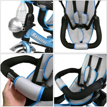 Kinderdriewieler Blauw incl Dak (Voor in Huis), Verzenden, Nieuw