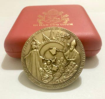Paus Leo XIV - Officiële medaille van de Apostolische Reis, Antiek en Kunst