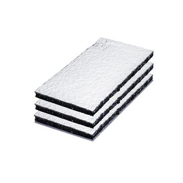 Rubber tegeldrager 100x200x10mm met aluminium backing -, Verzenden, Nieuw