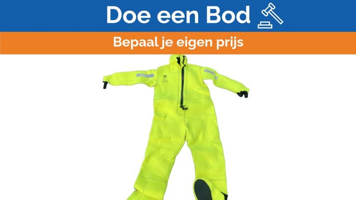 Bieden: Viking Insulated Immersion Suit Yellow, Watersport en Boten, Overige Watersport en Boten, Nieuw, Ophalen of Verzenden
