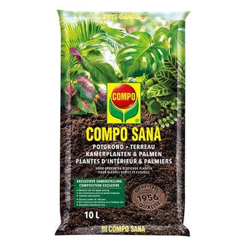 Kamerplanten potgrond | Compo | Sana | 10 liter (Meststof), Verzenden