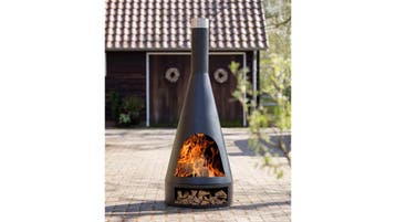 Kingston Vuurhaard Large Black Grote Buitenhaard, Verzenden, Nieuw