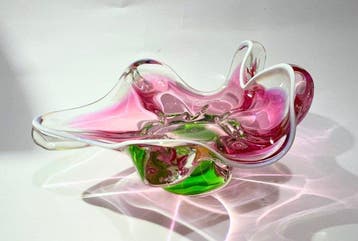 Chribska - Josef Hospodka multicolored bowl - Kom - Pattern