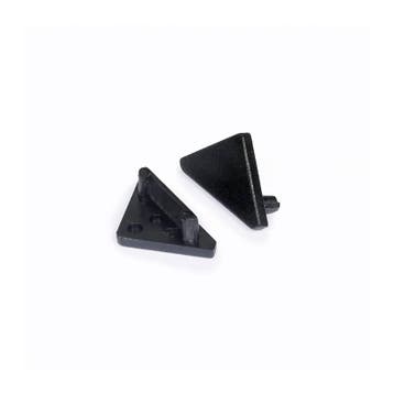 END CAP CABI | 12MM | ZWART | 20 STUKS, Nieuw