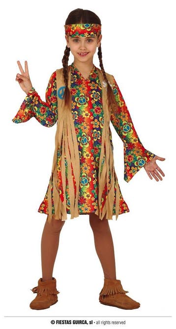 Hippie Jurkje Flower Power Peace Kind, Ophalen of Verzenden, Nieuw