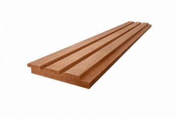 Thermo Ayous gevelbekleding | Triple Rhombus & Channelsiding, Minder dan 25 mm, Nieuw, Ophalen of Verzenden, Plank