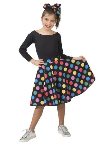 Rock n Roll Gestippelde Rok Meisje, Kleding | Dames, Ophalen of Verzenden, Nieuw