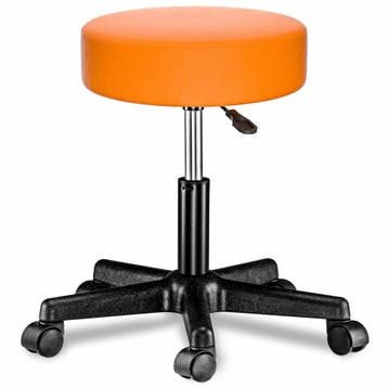 Rolkruk kunstleer Oranje 360° draaibaar (Kantoor inrichting, Verzenden, Nieuw in verpakking