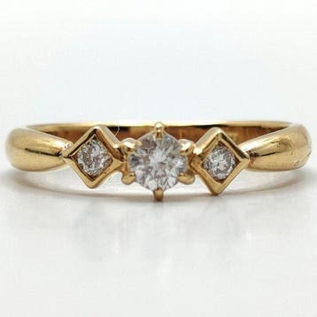 Ring - 18 karaat Geel goud, Sieraden, Tassen en Uiterlijk, Ringen, Nieuw