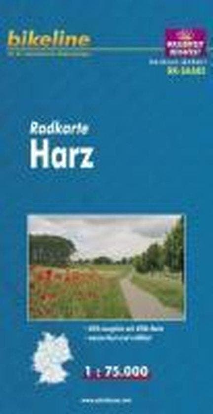 Harz Cycle Map, Boeken, Reisgidsen, Gelezen, Verzenden