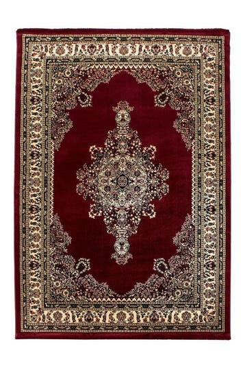 Perzisch Tapijt | Marrakesh | Ornamenteel | Rood | 80x150 cm, Verzenden, Nieuw