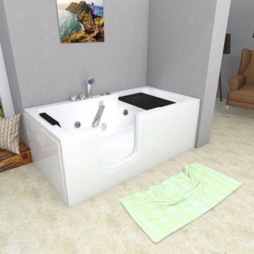 Instapbad Whirlpool Ligbad Zeno 160X85X59 Rechts (Badkamer), Ophalen of Verzenden, Nieuw