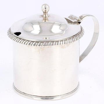 (Londen) - Mosterdpot - Pot - .925 zilver