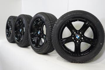 BMW 3 4 serie F30 F31 F32 F36 393 17 inch Pirelli  Winterban, Gebruikt, Velg(en), 17 inch, Winterbanden