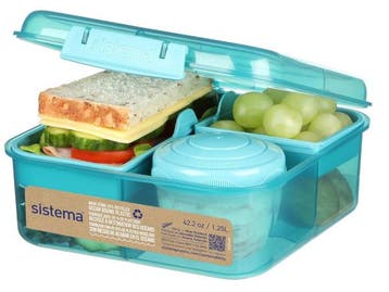 Veiling - Sistema Bento Box to Go Lunchbox met yoghurt/fruit, Gebruikt