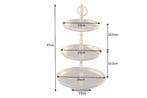 Design taartplateau ORIENT 47cm goud in wild hammer finish, Ophalen of Verzenden, Nieuw