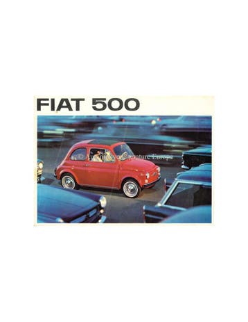 1966 FIAT 500 D SUNROOF | GIARDINIERA BROCHURE NEDERLANDS, Nieuw, Author